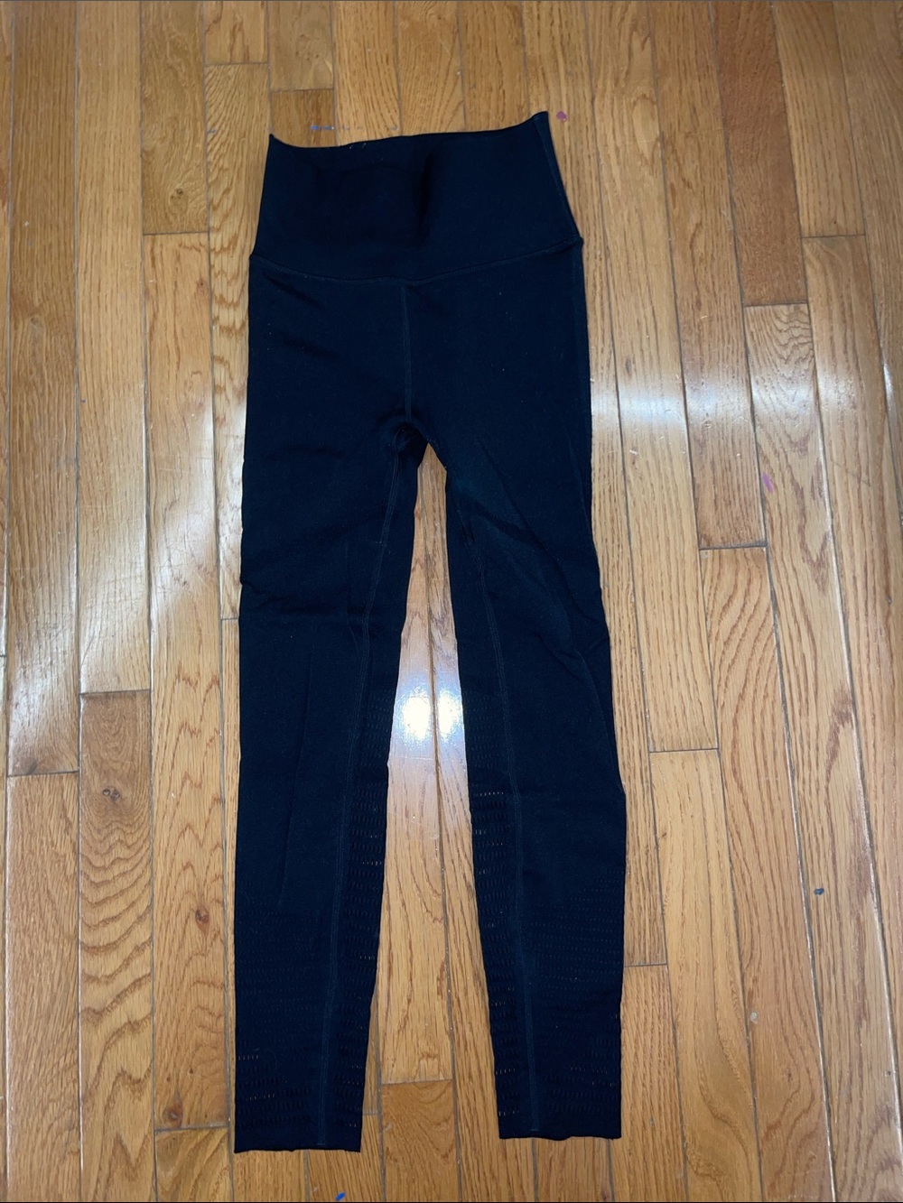 Fabletics Black Cut-Out High-Waisted Leggings